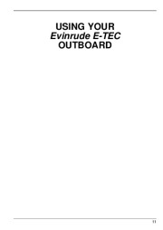 2009 Evinrude 25 30 hp E-TEC RL TE TEL PL Outboard Boat Owners Manual, 2009 page 14