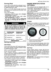 2009 Evinrude 25 30 hp E-TEC RL TE TEL PL Outboard Boat Owners Manual, 2009 page 42