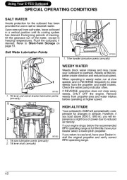 2009 Evinrude 25 30 hp E-TEC RL TE TEL PL Outboard Boat Owners Manual, 2009 page 45