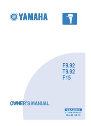 2006 Yamaha Outboard F9.92 T.9.92 F15 Boat Motor Owners Manual page 1