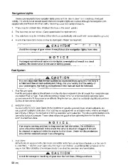 Maxum 3200 SCR Sun Cruiser Boat Owners Manual, 1995 page 24