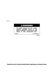 Yamaha Motor Owners Manual, 2005 page 2