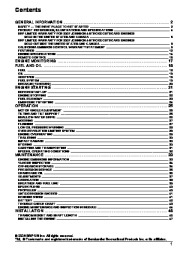 2007 Johnson 25 hp E4 EL4 4-Stroke Outboard Owners Manual, 2007 page 3