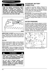 2008 Evinrude 250 300 hp E-TEC HL HX PX PZ CX CZ Outboard Boat Owners Manual, 2008 page 47