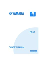 2004 Yamaha Outboard F2.5C Boat Motor Owners Manual page 1