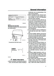 Yamaha Motor Owners Manual, 2006 page 7