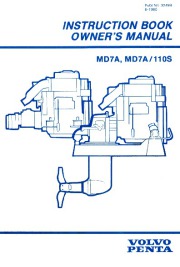 Volvo Penta MD7A 110S Owners Manual page 1