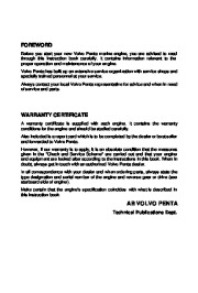 Volvo Penta MD7A 110S Owners Manual page 3