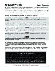 Four Winns V375 Boat Owners Manual, 2011 page 12