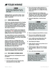 Four Winns V375 Boat Owners Manual, 2011 page 20