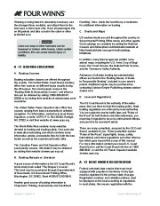 Four Winns V375 Boat Owners Manual, 2011 page 24