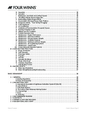 Four Winns V375 Boat Owners Manual, 2011 page 4