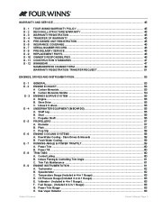 Four Winns V375 Boat Owners Manual, 2011 page 5