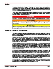 Mercury-MerCruiser GM V6 262 CID 4.3L Marine Engines Service Manual Number 25 Sections 1-3, 1998,1999,2000,2001 page 3