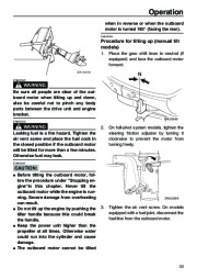 Yamaha Motor Owners Manual, 2005 page 35