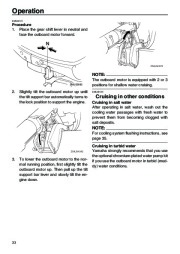 Yamaha Motor Owners Manual, 2005 page 38