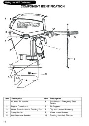 2009 Evinrude 55 hp MFE MRL MJRL Outboard Boat Motor Owners Manual, 2009 page 13