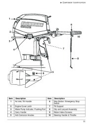 2009 Evinrude 55 hp MFE MRL MJRL Outboard Boat Motor Owners Manual, 2009 page 14