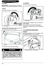 2009 Evinrude 55 hp MFE MRL MJRL Outboard Boat Motor Owners Manual, 2009 page 23