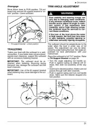 2009 Evinrude 55 hp MFE MRL MJRL Outboard Boat Motor Owners Manual, 2009 page 24