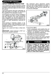 2009 Evinrude 55 hp MFE MRL MJRL Outboard Boat Motor Owners Manual, 2009 page 25