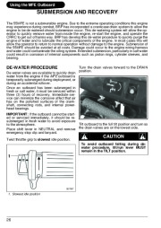 2009 Evinrude 55 hp MFE MRL MJRL Outboard Boat Motor Owners Manual, 2009 page 29