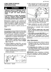 2009 Evinrude 55 hp MFE MRL MJRL Outboard Boat Motor Owners Manual, 2009 page 36