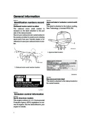 Yamaha Motor Owners Manual, 2007 page 6