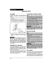 2011 Evinrude 65 hp E-TEC WRL WRY Outboard Boat Motor Owners Manual, 2011 page 40