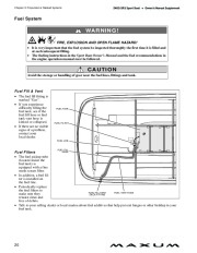 2009 Maxum 2400 SR3 Sport Boat Owners Manual Guide, 2009 page 26