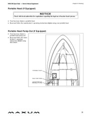 2009 Maxum 2400 SR3 Sport Boat Owners Manual Guide, 2009 page 37