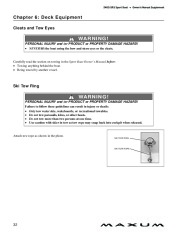 2009 Maxum 2400 SR3 Sport Boat Owners Manual Guide, 2009 page 38