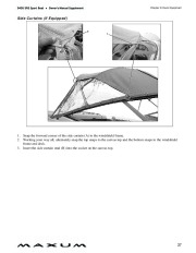 2009 Maxum 2400 SR3 Sport Boat Owners Manual Guide, 2009 page 43