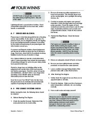 2011 Four Winns V475 Boat Owners Manual, 2011 page 19