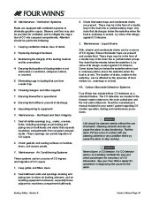 2011 Four Winns V475 Boat Owners Manual, 2011 page 36