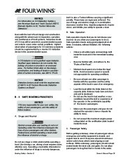 2011 Four Winns V475 Boat Owners Manual, 2011 page 37