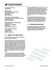 2011 Four Winns V475 Boat Owners Manual, 2011 page 46