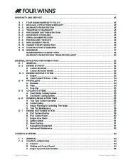 2011 Four Winns V475 Boat Owners Manual, 2011 page 5