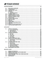 2011 Four Winns V475 Boat Owners Manual, 2011 page 8