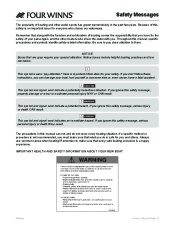 Four Winns Horizon 310 Boat Owners Manual, 2007,2008 page 13
