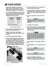 Four Winns Horizon 310 Boat Owners Manual, 2007,2008 page 21