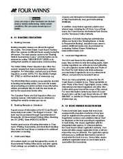 Four Winns Horizon 310 Boat Owners Manual, 2007,2008 page 23