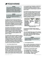 Four Winns Horizon 310 Boat Owners Manual, 2007,2008 page 28
