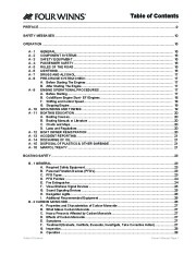 Four Winns Horizon 310 Boat Owners Manual, 2007,2008 page 4