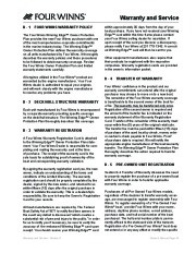 Four Winns Horizon 310 Boat Owners Manual, 2007,2008 page 46