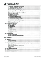 Four Winns Horizon 310 Boat Owners Manual, 2007,2008 page 5