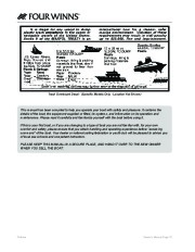 2005-2008 Four Winns Vista 258 278 Boat Owners Manual, 2005,2006,2007,2008 page 16