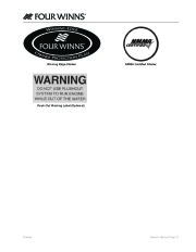 2005-2008 Four Winns Vista 258 278 Boat Owners Manual, 2005,2006,2007,2008 page 21