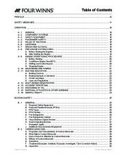 2005-2008 Four Winns Vista 258 278 Boat Owners Manual, 2005,2006,2007,2008 page 5