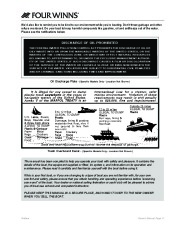 2011 Four Winns SL-Series Boat Owners Manual, 2011 page 13